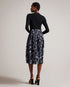 JACYKE-Dresses-Knit Bodice Midi Dress With Tiered Skirt- Ted Baker Romania